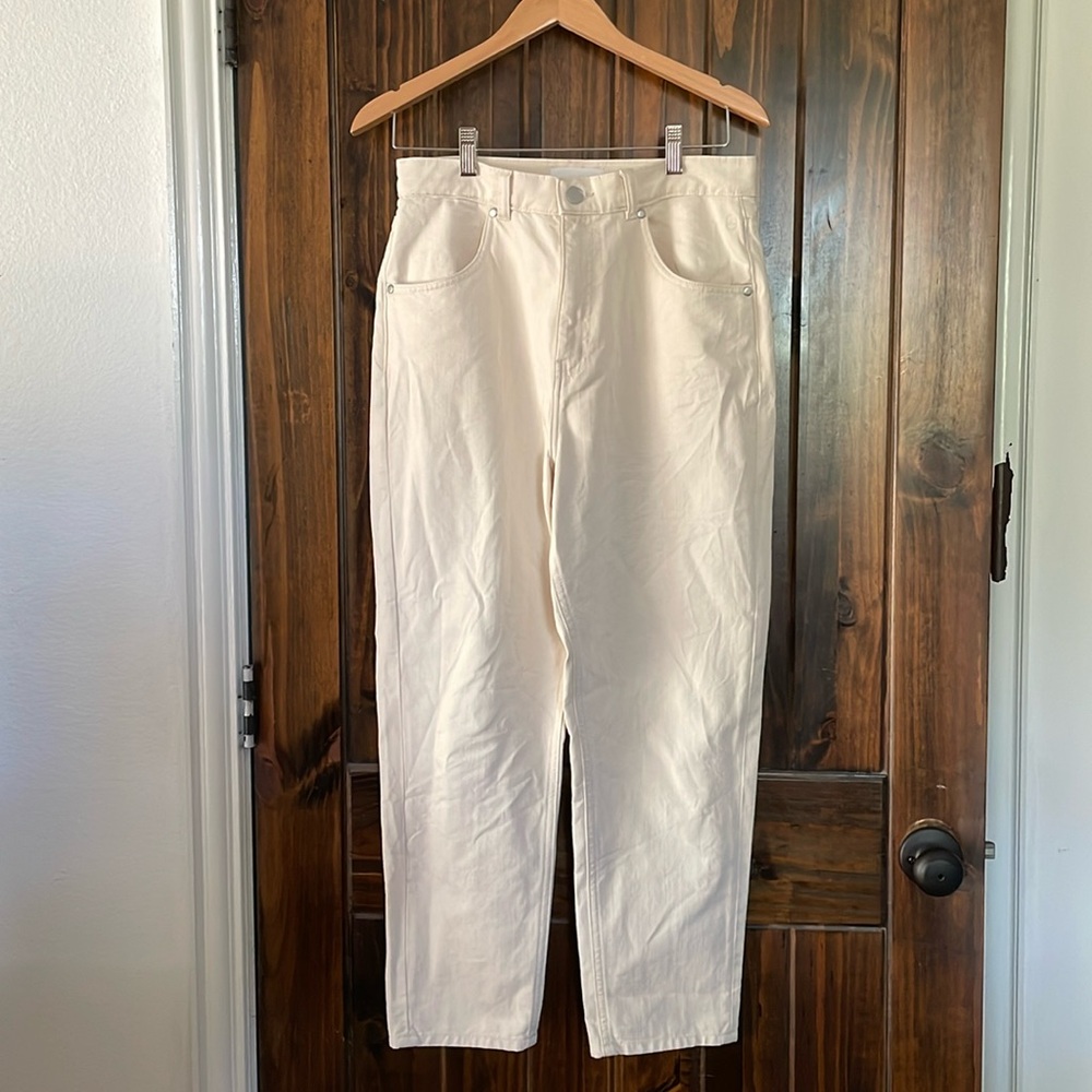 Kotn white denim pants